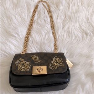 Genuine Coach Crossbody Bag with Adjustable Strap